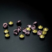 Стразы горный хрусталь, цвет сиреневый, 2.8 мм (уп 10 шт)