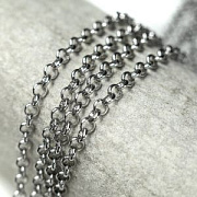 Цепочка "Раунд 304", цвет стальной, звено 4x1 мм