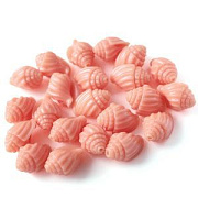 Бусина им.коралла "Ракушка спиральная", цвет лососевый, 17.5x12.5x11 мм
