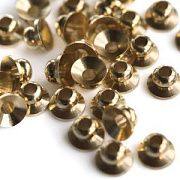 Шапочка для бусин "Белл", позолота, 5x3 мм