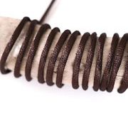 Шнур атласный, цвет коричневый кокос, 1.5 мм, уп 45 м