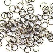Колечко соединительное 6, цвет античная бронза, 6 мм (уп ок. 170 шт)
