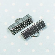 Зажим для ленты, цвет черный, 16x8x5 мм