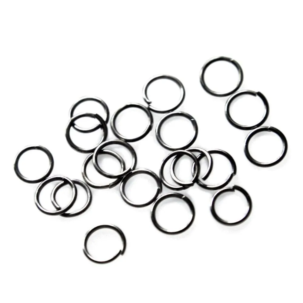 колечко соединительное 6, цвет черный, 6 мм