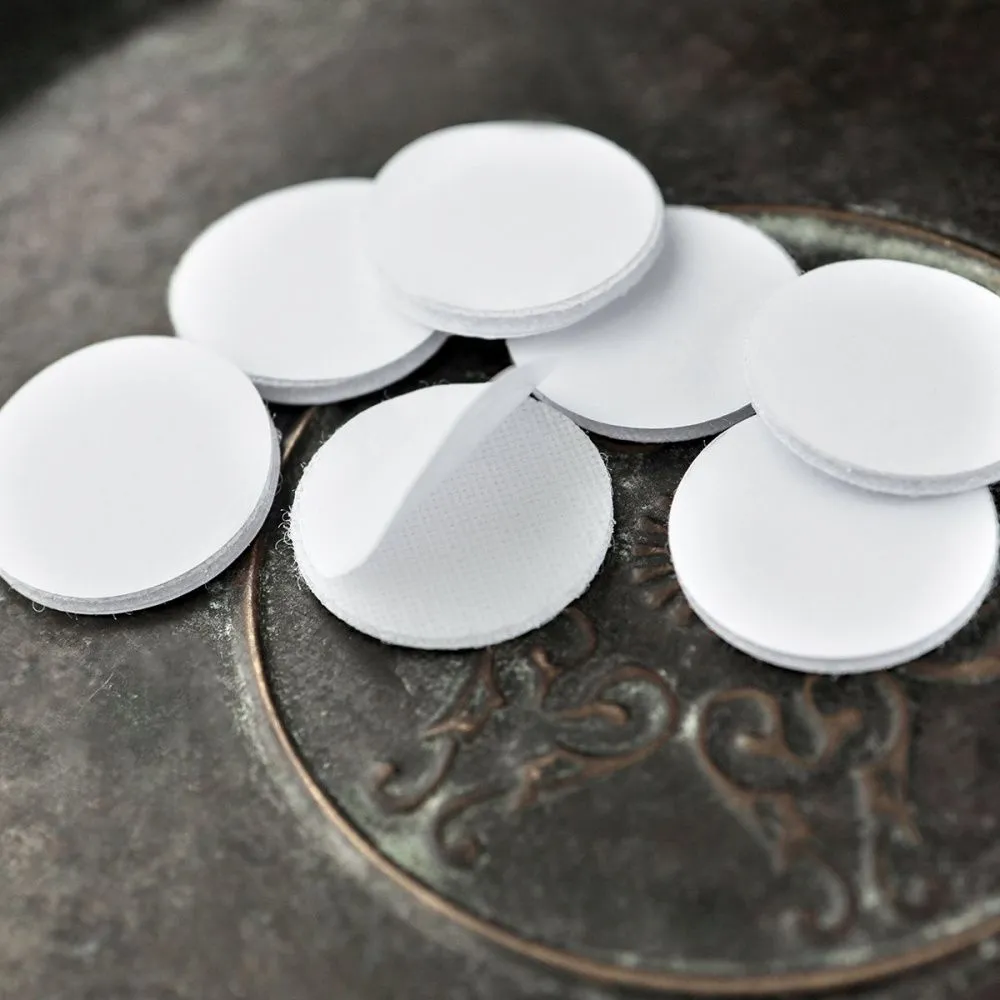 липучки самоклеящиеся, цвет белый, 30 мм 