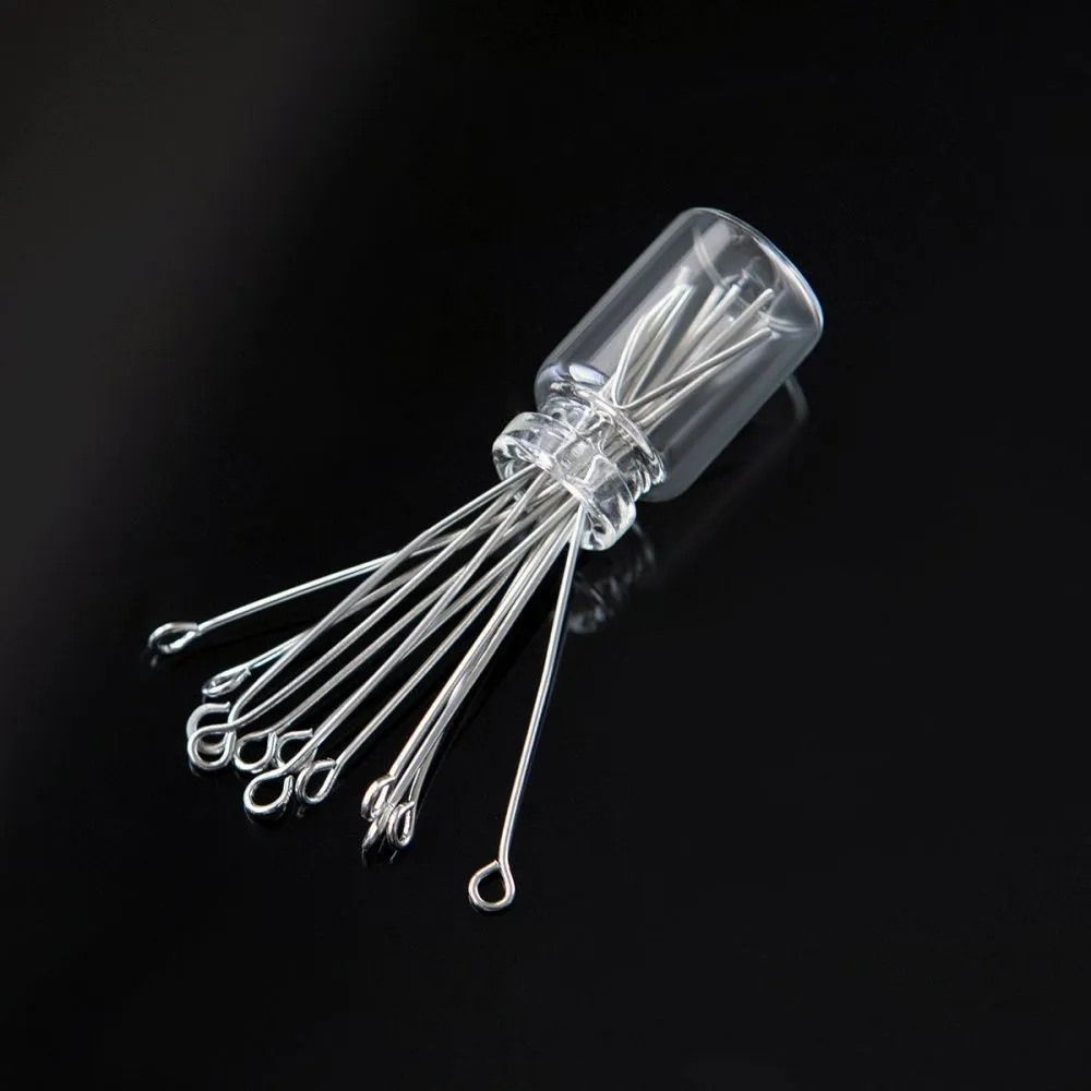 пины с петлей, цвет платина, 50х0.7 мм (уп ок. 180 шт)