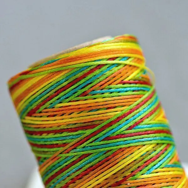 шнур вощеный, цвет мультиколор, 1х0.3 мм