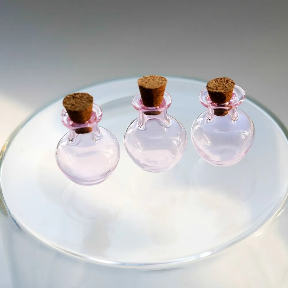 бутылочка с крышкой, кувшинчик, цвет розовый, 21x18 мм