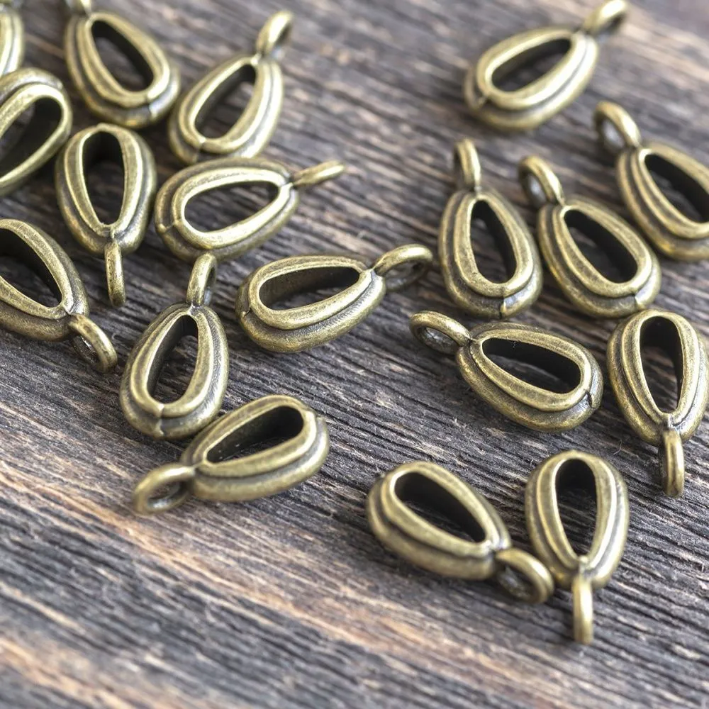 бейл "торус", цвет античная бронза, 13x4x5 мм