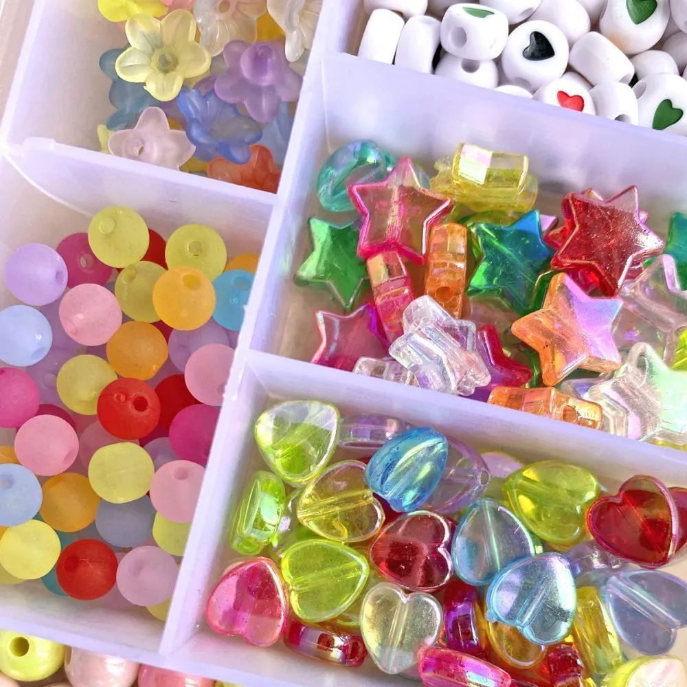 набор бусин в органайзере "оксана"