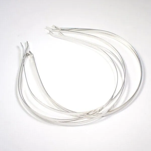 основа для ободка, цвет платина, 5х1 мм