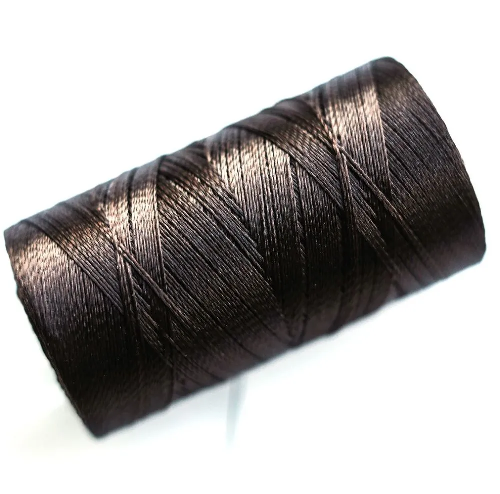 нить для бисера капрон 50к №04 коричневый