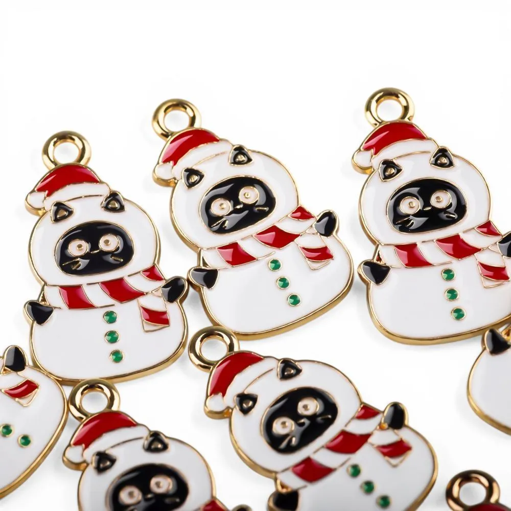 подвеска металл "котовичок", эмаль, цвет белый, 25x15x1.2 мм