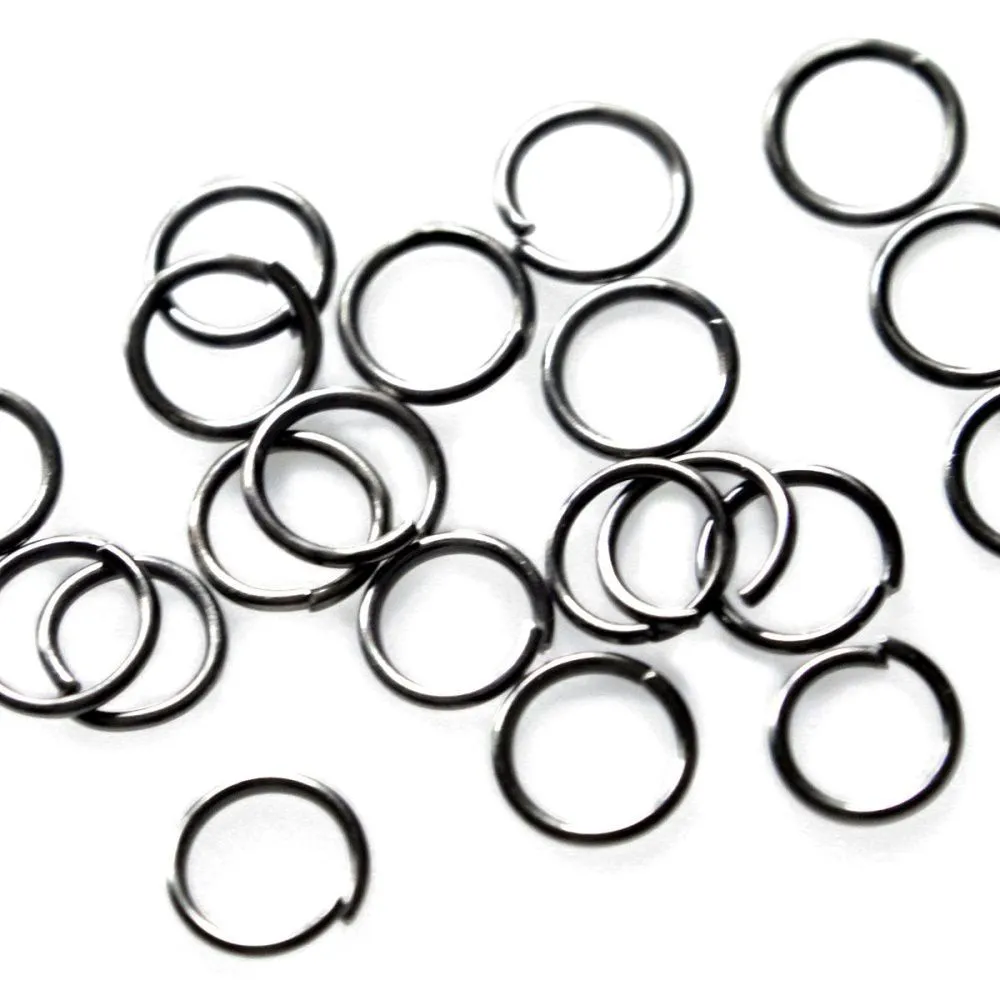 колечко соединительное 6, цвет черный, 6 мм