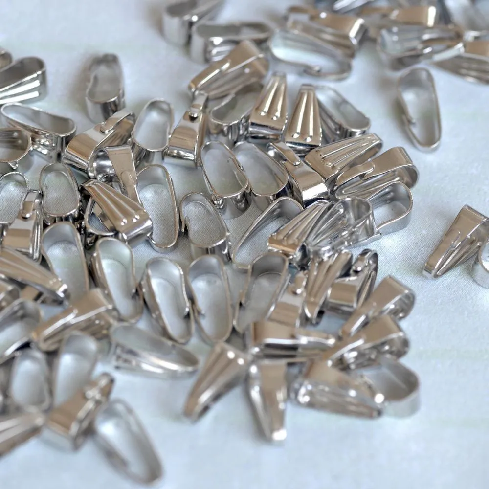 бейл с захватом, цвет платина, 8.5х3.5 мм