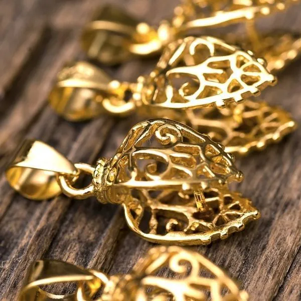 бейл "инди", цвет золото, 19х8х1 мм