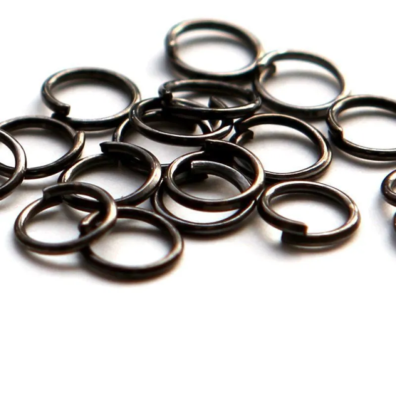 колечко соединительное 6, цвет черный, 6 мм
