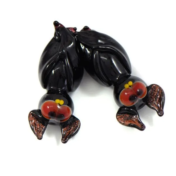 бусина, мурано "летучая мышь майкл", фигурная, 36х16 мм