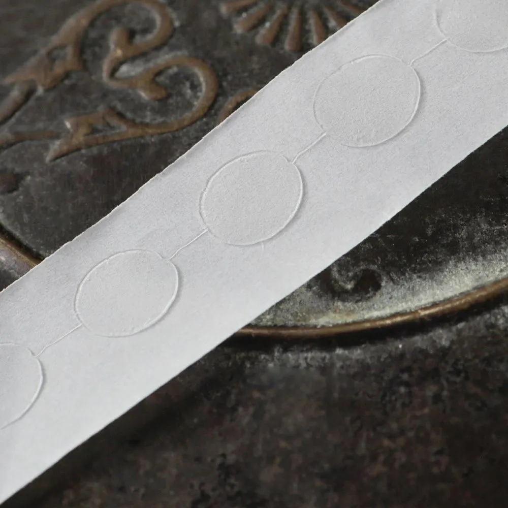 клеевые точки, цвет белый, 11 мм (рул 100 шт)