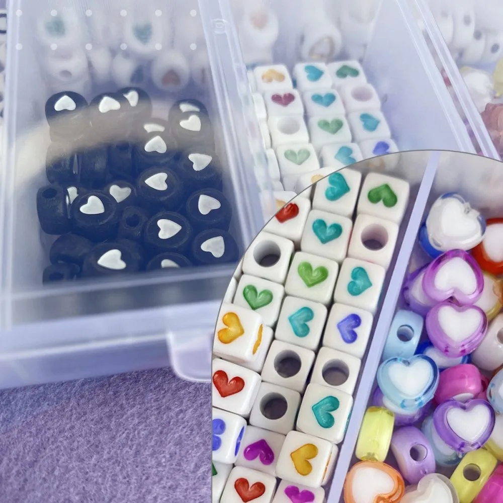 набор бусин в органайзере "виолетта"