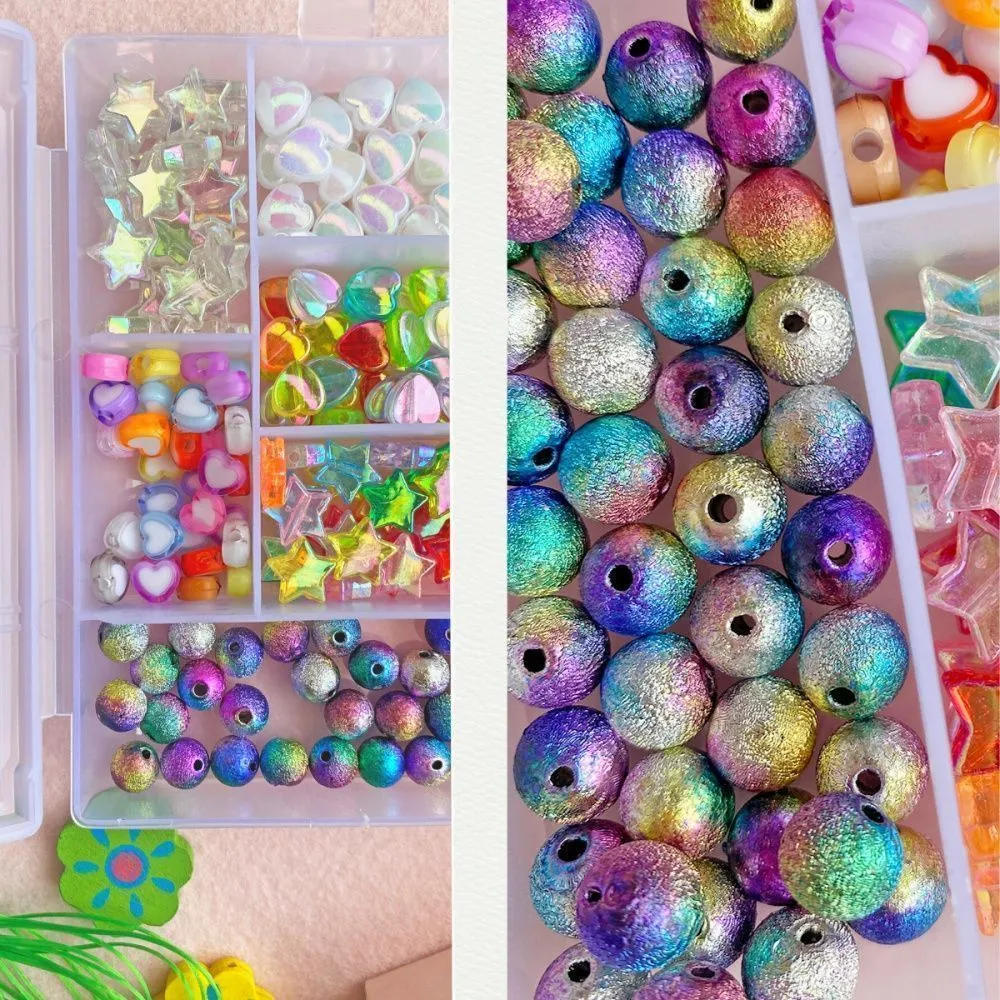 набор бусин в органайзере "роузи"